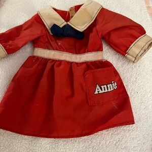 Vintage Knickerbocker Annie Doll Dress